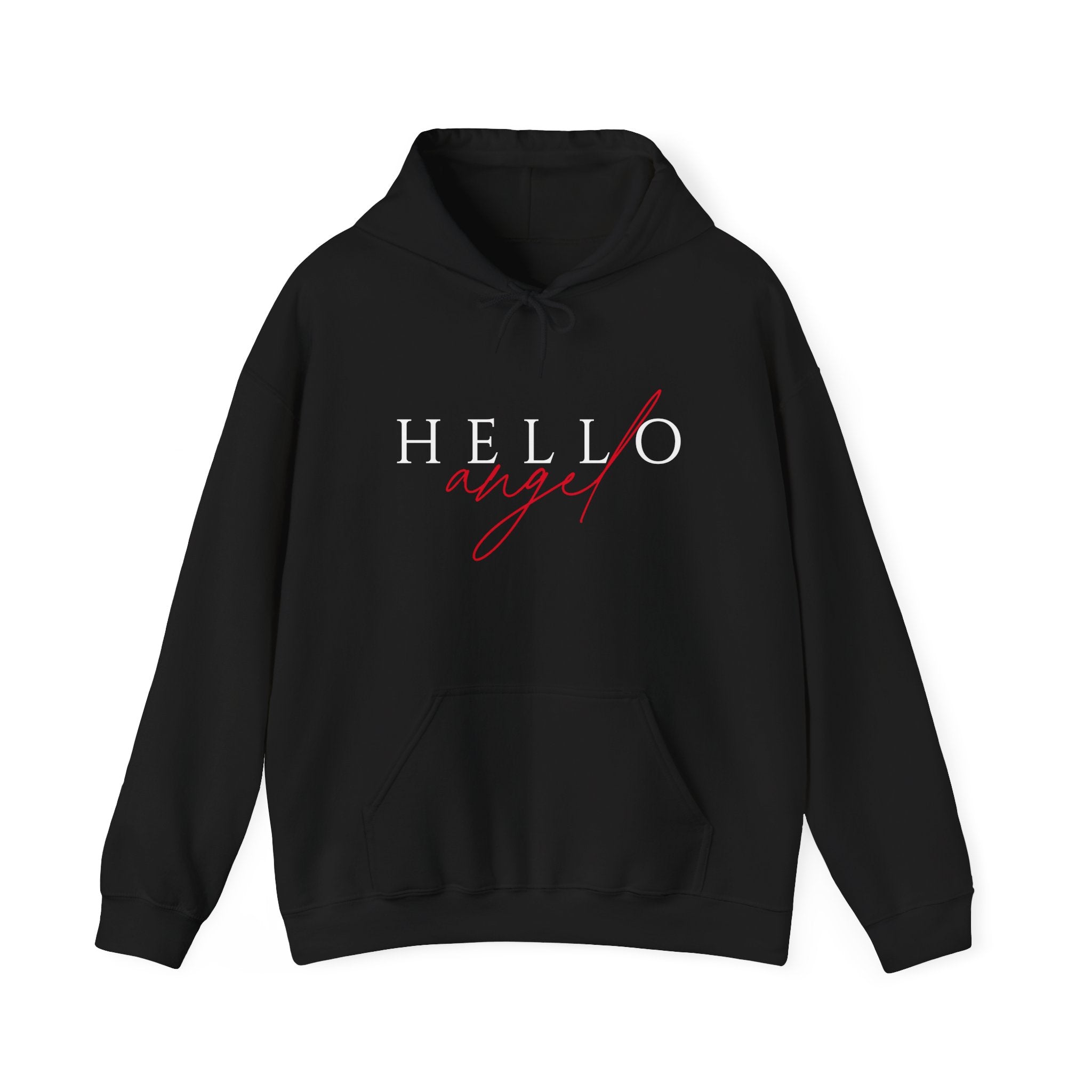 Cozy 'Hello Angel' Hooded Sweatshirt