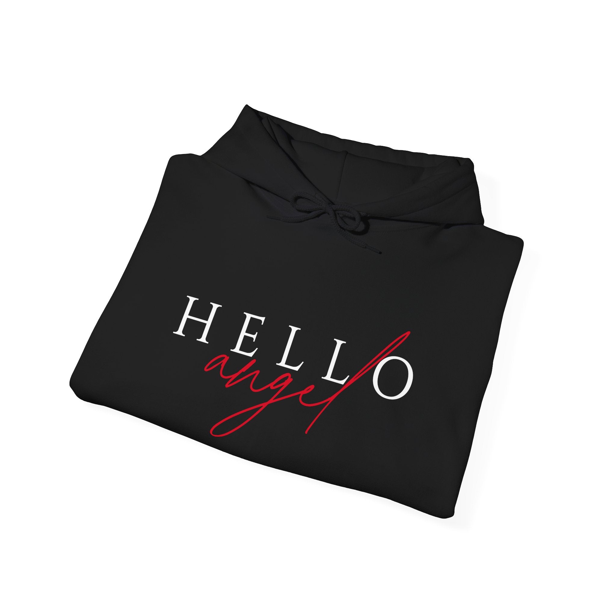 Cozy 'Hello Angel' Hooded Sweatshirt