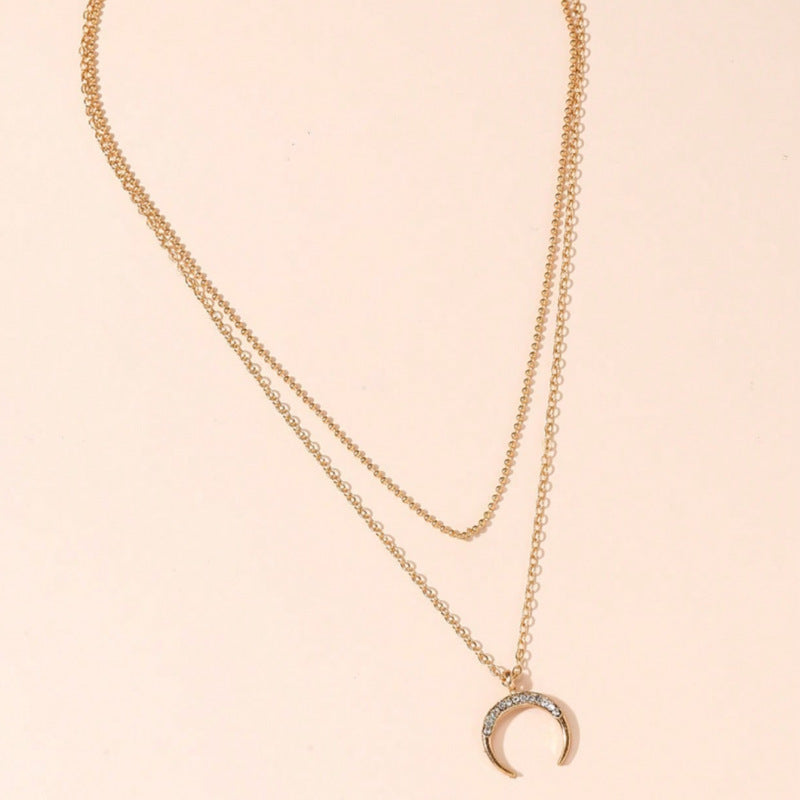 Moon Pendant Necklace