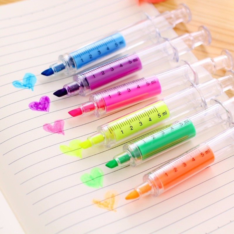 6-Pack Fluorescent Highlighters