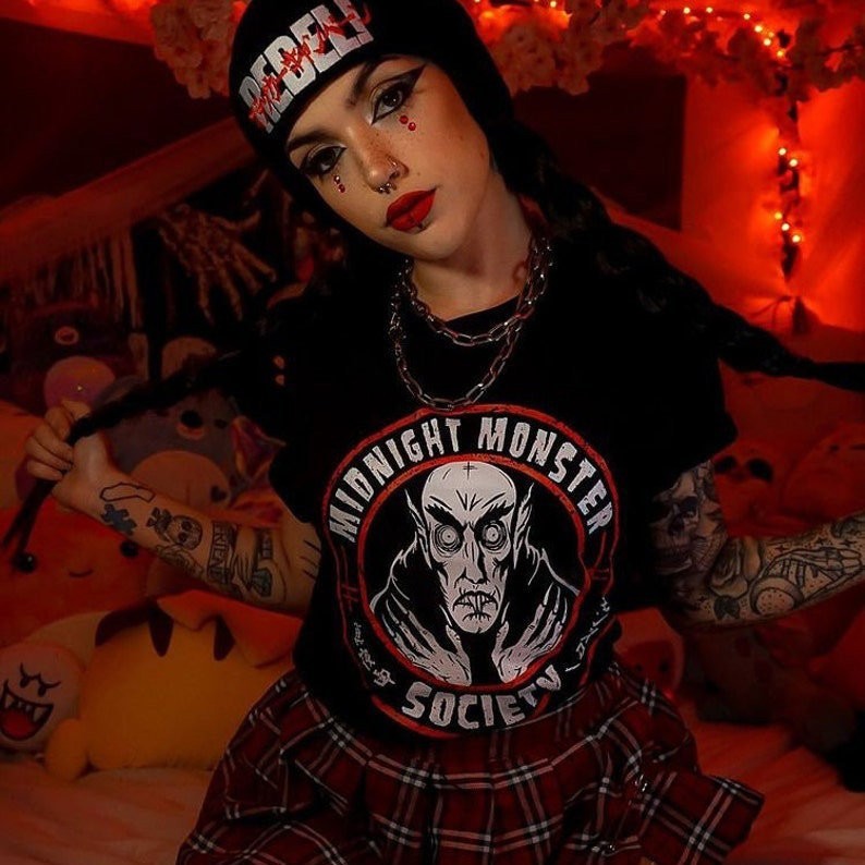 'Midnight Monster Society' T-shirt