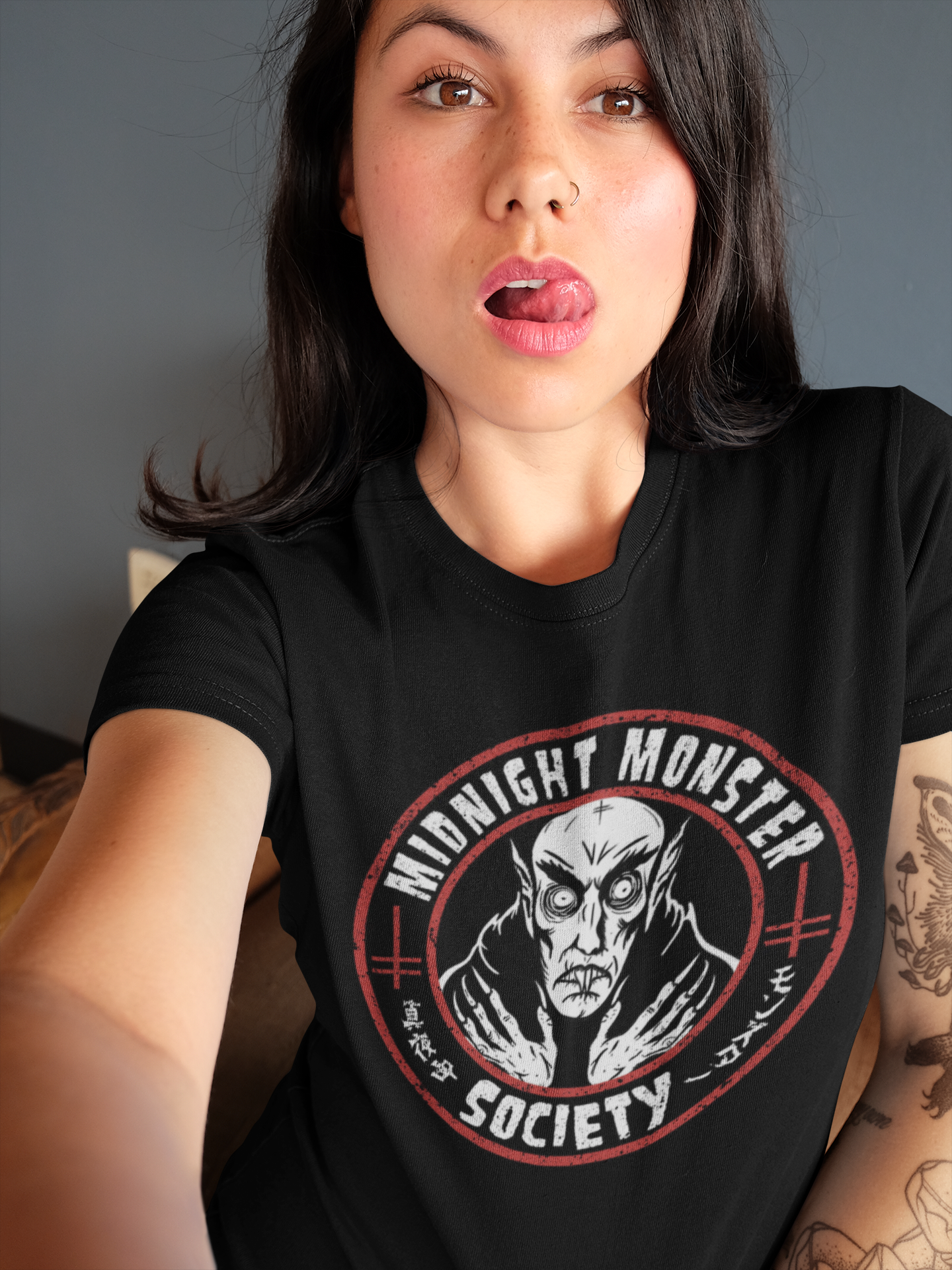 'Midnight Monster Society' T-shirt